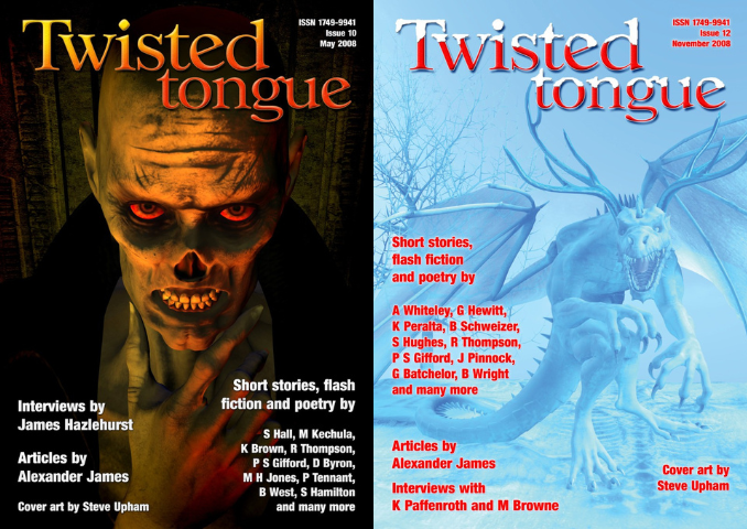 Covers of Twisted Tongue Issues 10 and 12