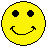 A winking yellow smiley face circa. 1997.